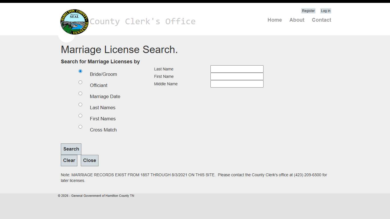 Marriage License Search - Marriage licenses